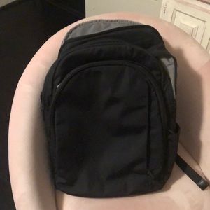 Away backpack black nylon